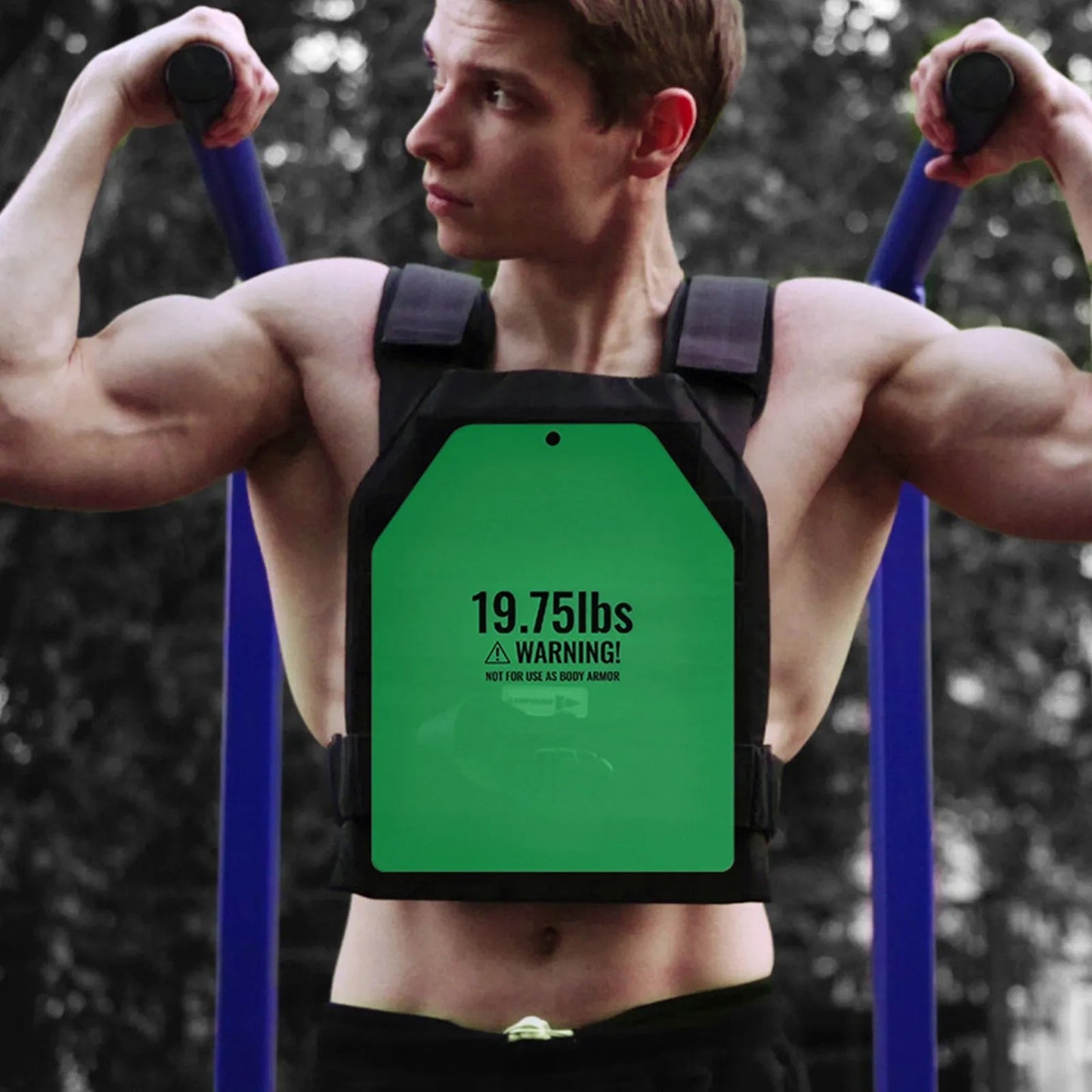 Weight Vest Plates, 19.75 LB Pairs, Premium Steel Weighted plates, Contoured Ergonomic Fit – WODs, Additional Weight for Weight Vests, for Strength Training, Running, Fitness, Heavy Workouts