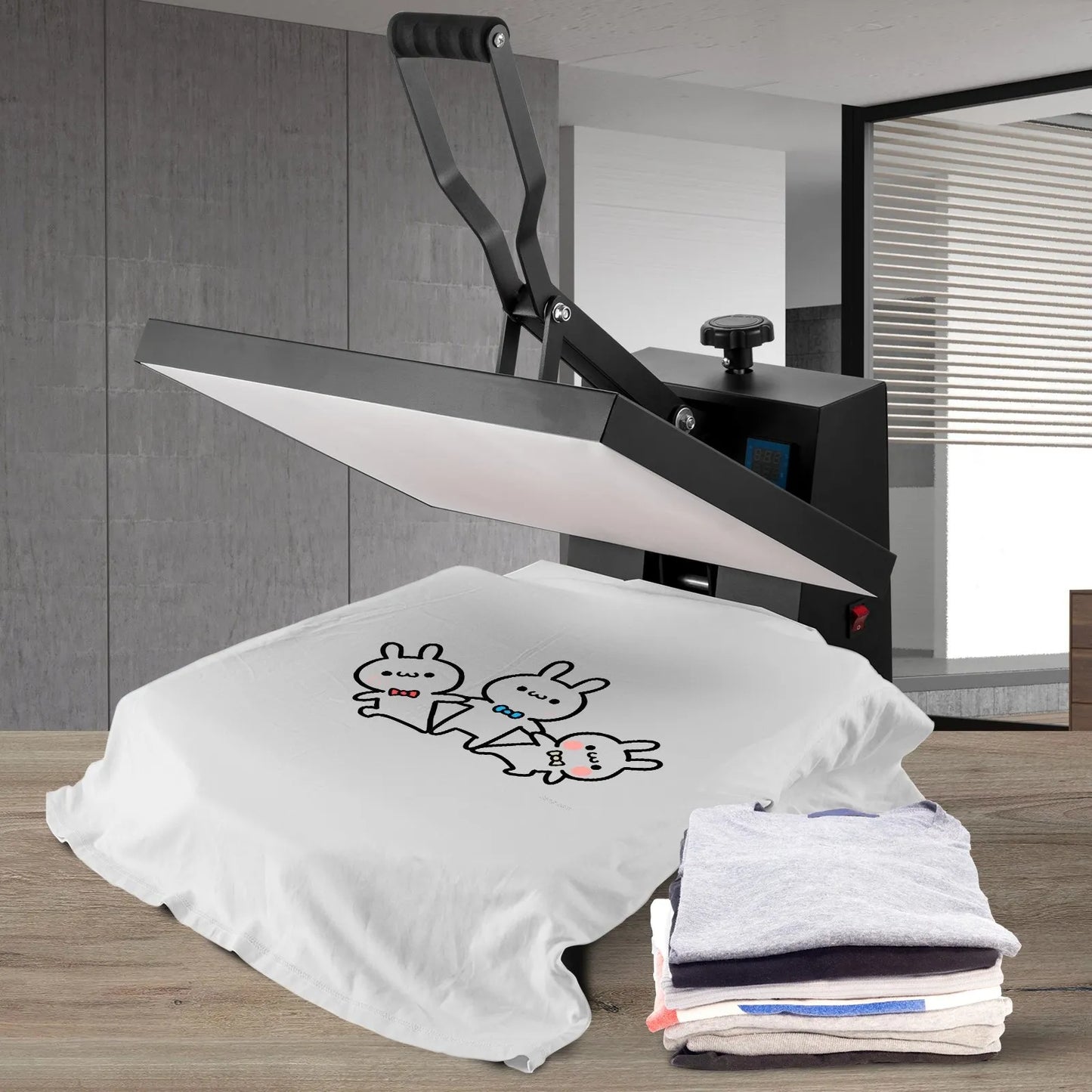 Heat Press Machine 16 x 20 in/40.6 x 50.8 cm Sublimation Printer Transfer for DIY T-shirt