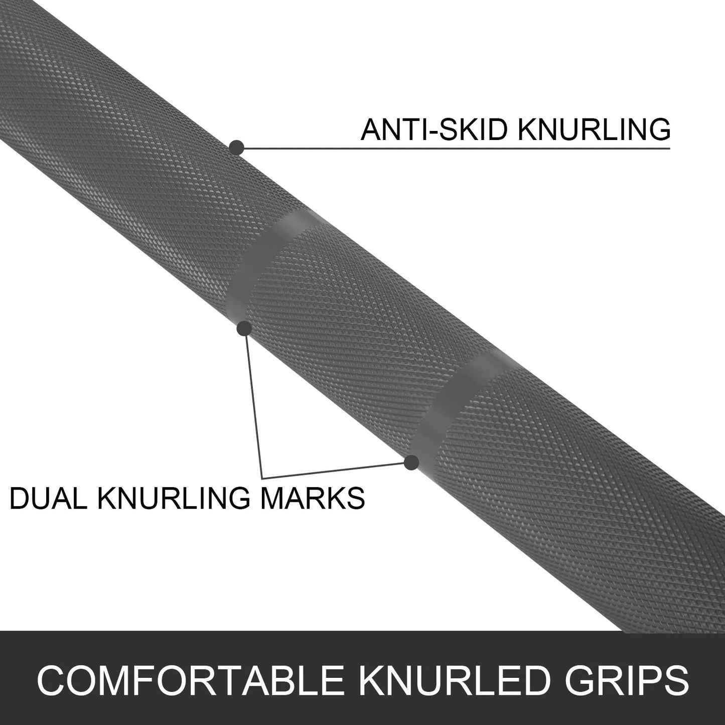 2m Barbell 15KG Weight Lifting Bar Workout Fitness Exercise Bench Press Bar for Weight Lifting Bar Weight Bar Bench Lifting Squat with Buckles and Clamps Grey