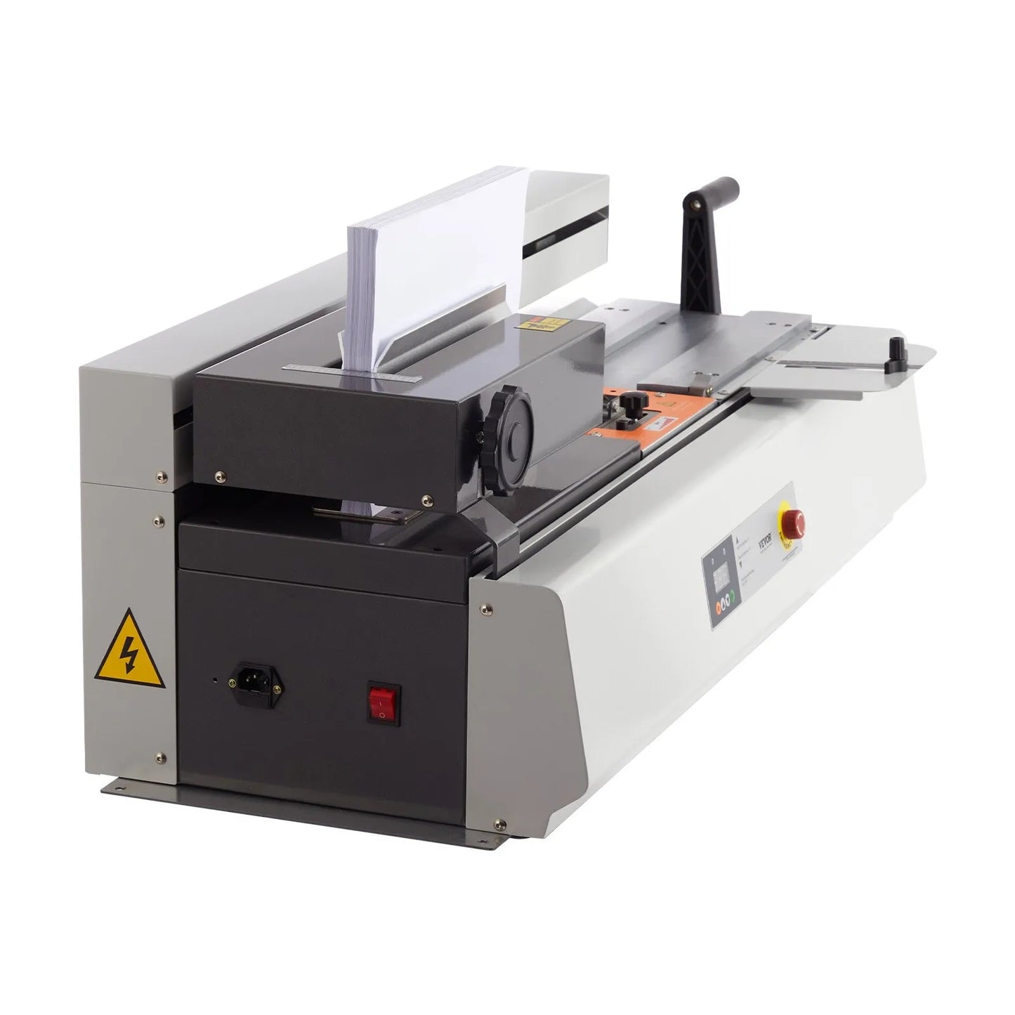 Thermal Binding Machine, 400 Sheets Capacity Hot Glue Binding Machine, Thermal Book Binder 40mm Binding Thickness A3(Short Edge)/A4/A5 Document