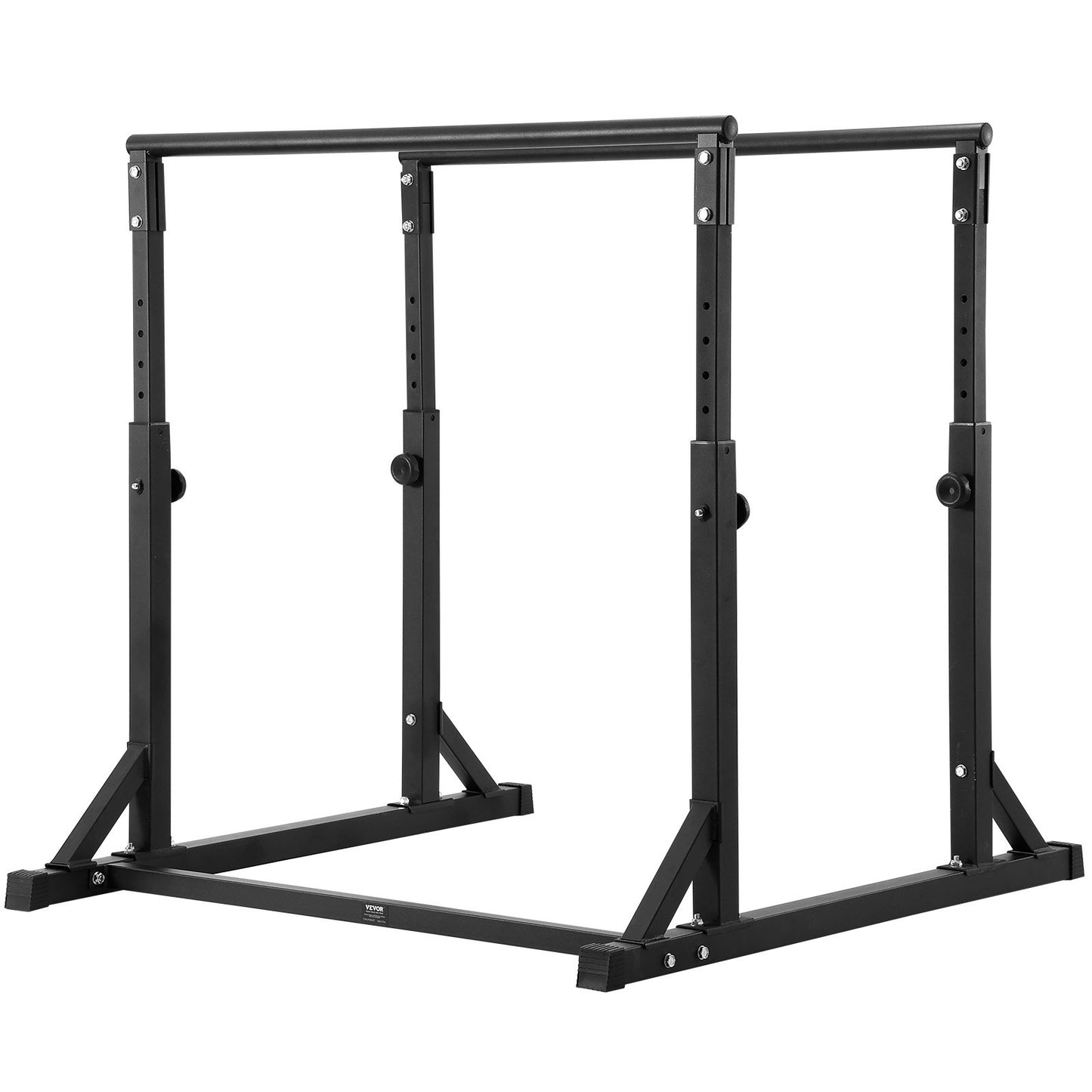 Dip Bar, 363 kg Capacity, Heave Duty Dip Stand Station with Adjustable Height, Fitness Workout Dip Bar Station Stabilizer Parallette Push Up Stand, Parallel Bars for Strength Training Home Gym