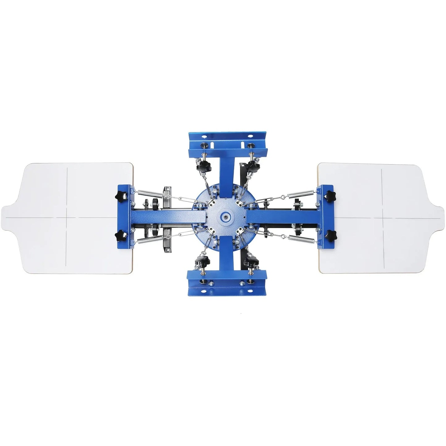 Screen Printing Machine, 4 Color 2 Station 360° Rotable Silk Screen Printing Press, 21.2x17.7in / 54x45cm Screen Printing Press, Double-layer Positioning Pallet for T-shirt DIY Printing