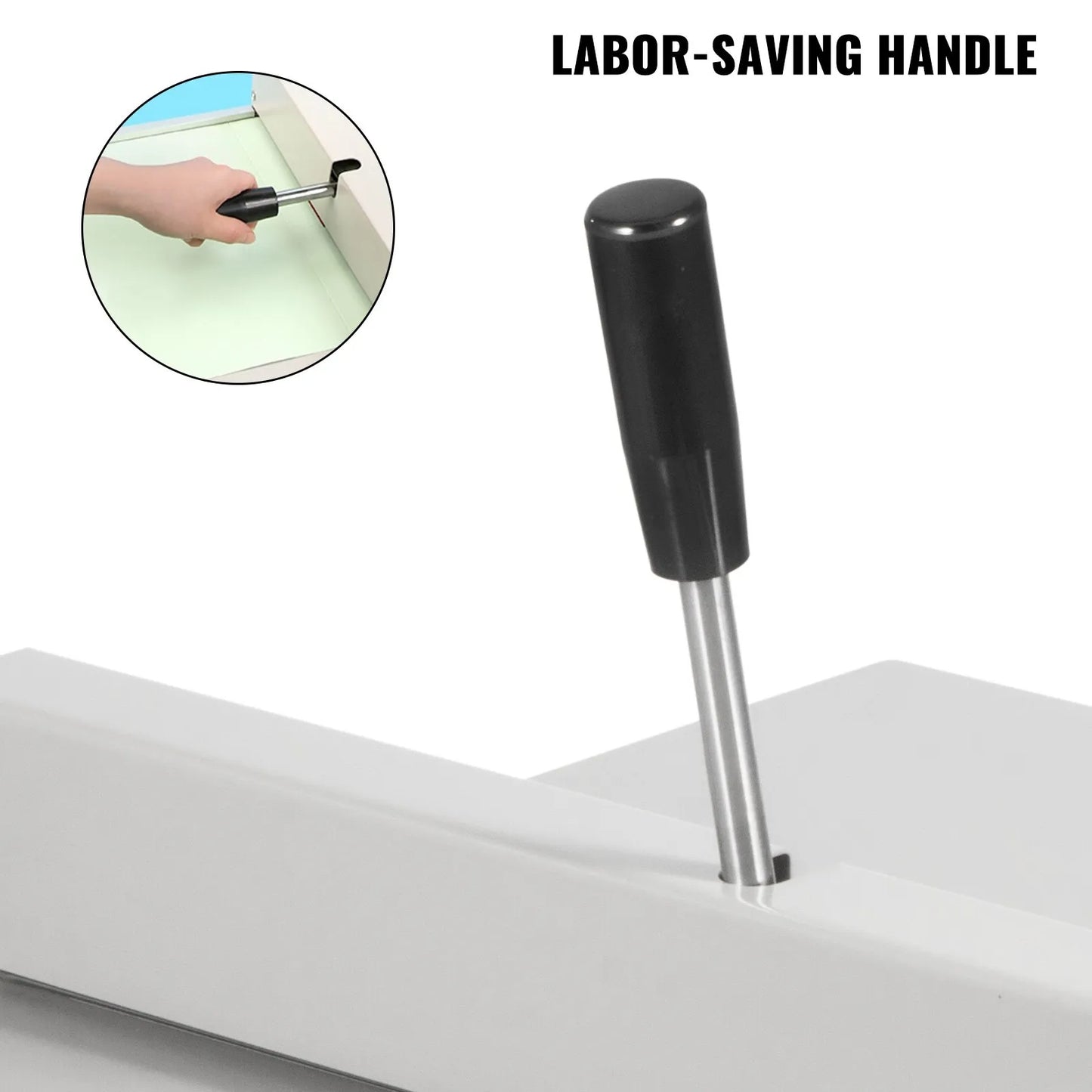 18" Manual Scoring Paper Creasing Machine 460mm Paper Folding Machine Heavy Duty Metal Paper Card Scorer Creaser with 2 blocks