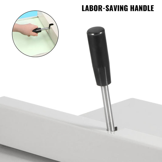 18" Manual Scoring Paper Creasing Machine 460mm Paper Folding Machine Heavy Duty Metal Paper Card Scorer Creaser with 2 blocks