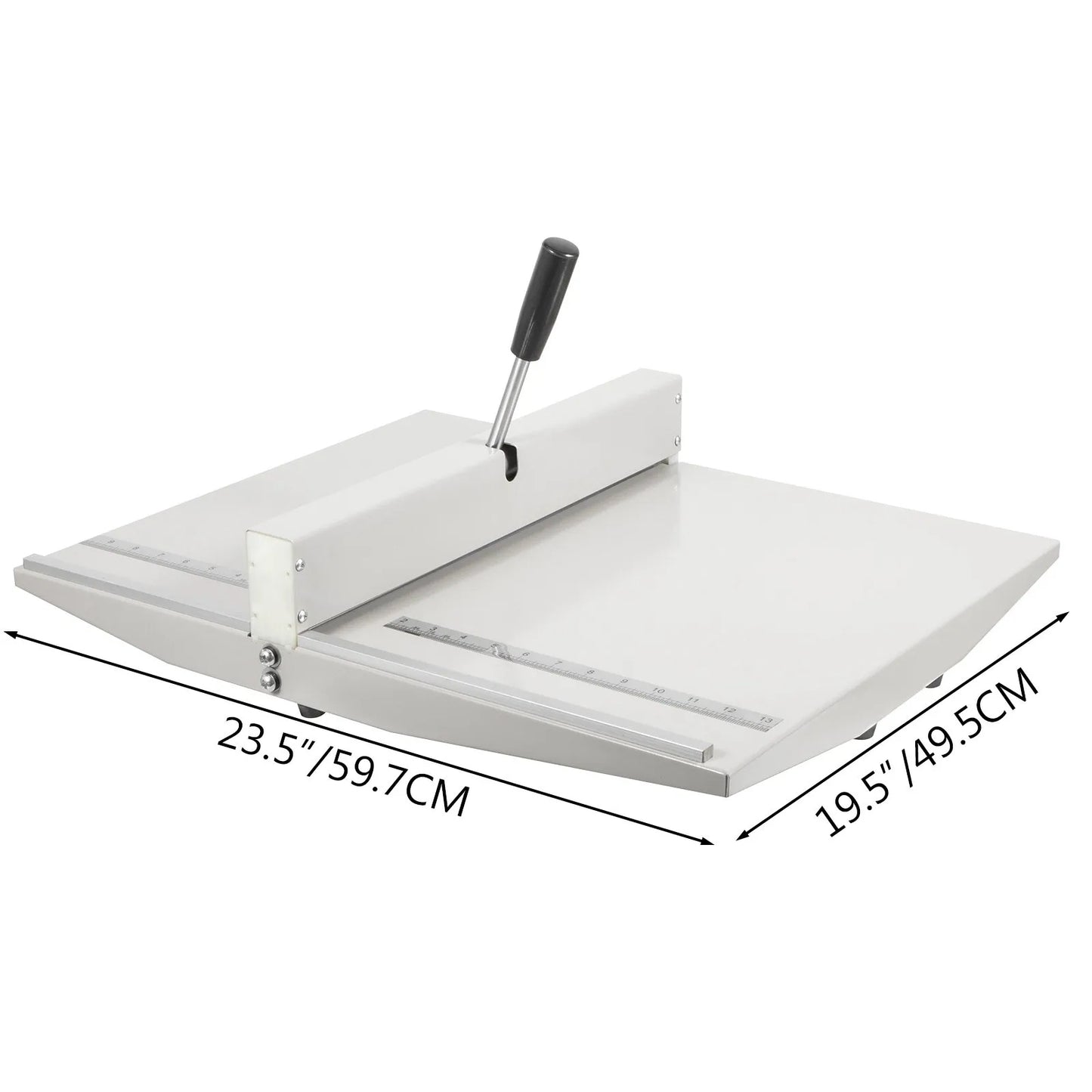 18" Manual Scoring Paper Creasing Machine 460mm Paper Folding Machine Heavy Duty Metal Paper Card Scorer Creaser with 2 blocks