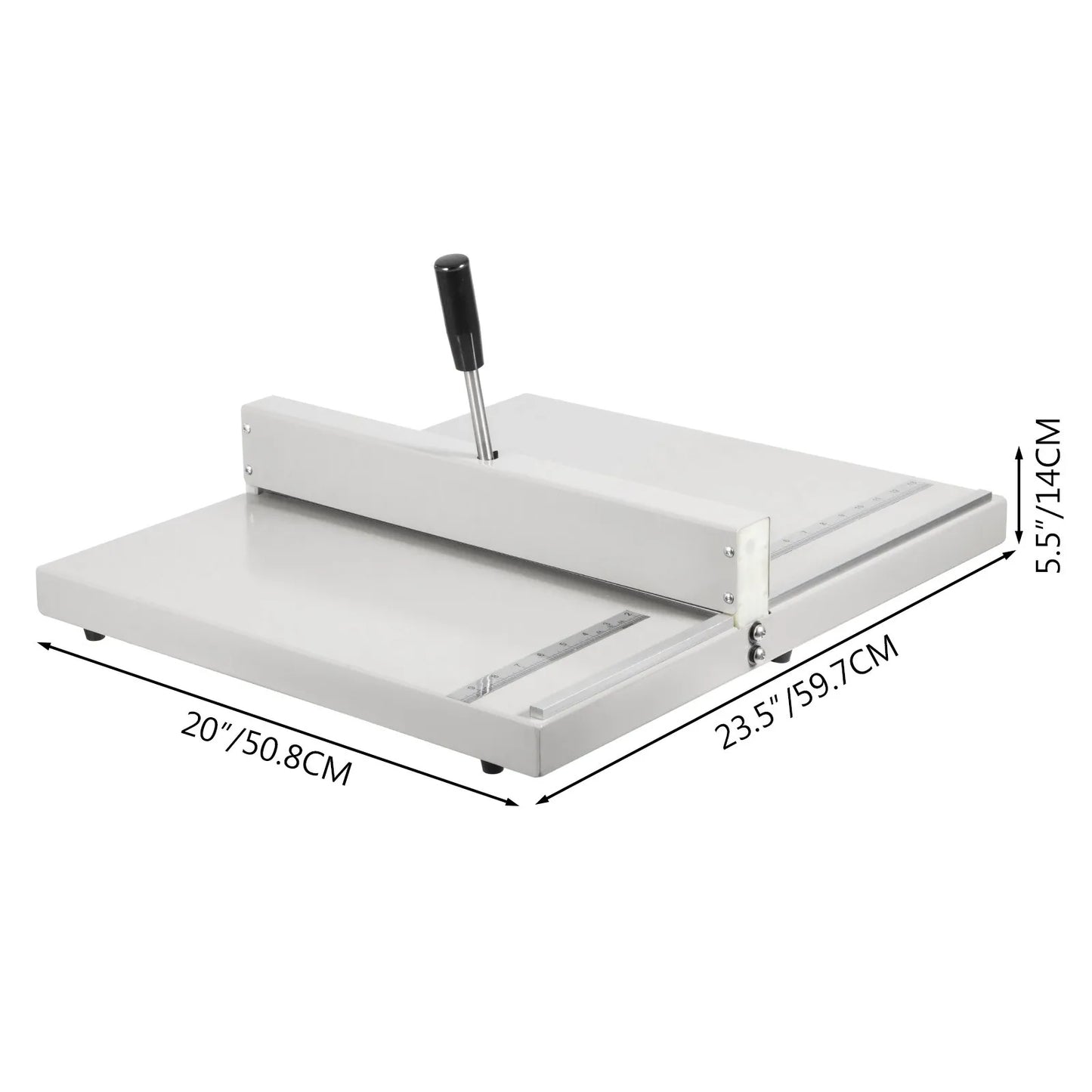 48cm Manual Creasing Machine 19inch Paper Card Creasing Machine Paper Creaser Scoring Machine with Magnetic Backstop A3
