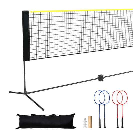 20ft Badminton Net Set Outdoor Portable Volleyball Pickleball Tennis Net