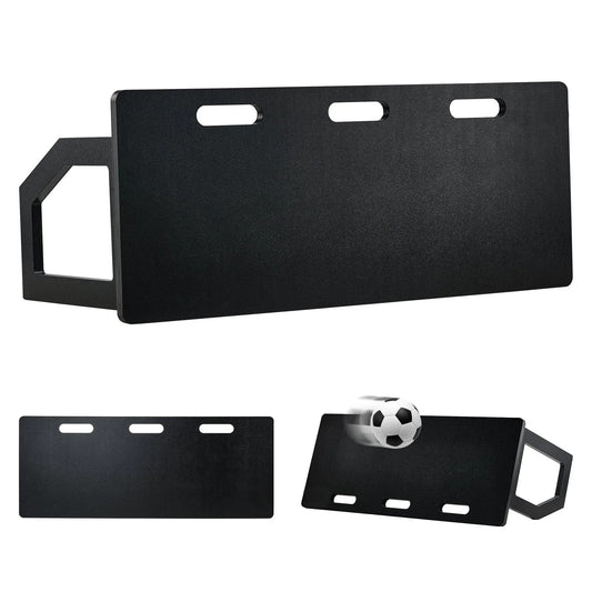 Soccer Rebounder Board, 101.6 x 40.6 cm Portable Soccer Wall with 2 Angles Rebound, Foldable HDPE Kickback Rebound Board, Soccer Training Equipment for Kids and Adults, Passing & Shooting Practice